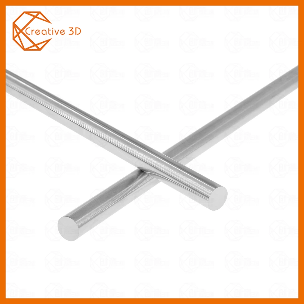 

2 pcs Smooth Shaft Rod Optical Axis Multiple Length Option 300 330 350 380 400 500 600mm CNC Chromed Diameter 8mm for 3D printer