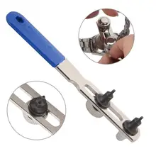 Комплект из двух средства ухода за кожей Стоп Часы задняя крышка чехол Крышка для бутылок Регулируемый жидкость для снятия ключ для ремонта Часовщик инструмент для ремонта, аксессуары для часовщика