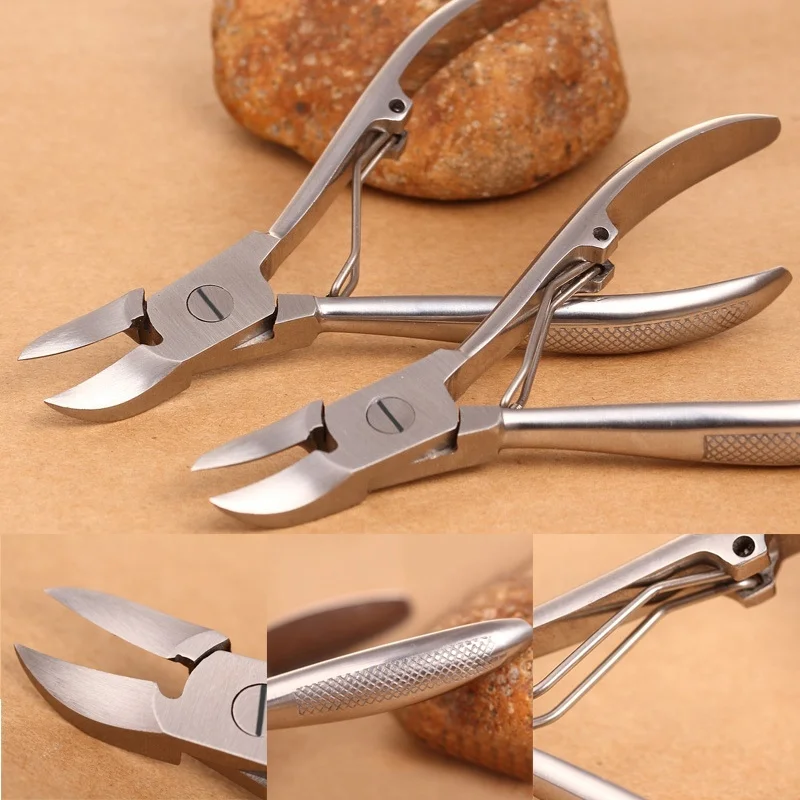 

AMSIC Nail Art Cuticle Nipper Clipper Edge Cutter Manicure Trimmer Scissor Plier Tool Pedicure Dead Skin Remover Trimmer Cutters