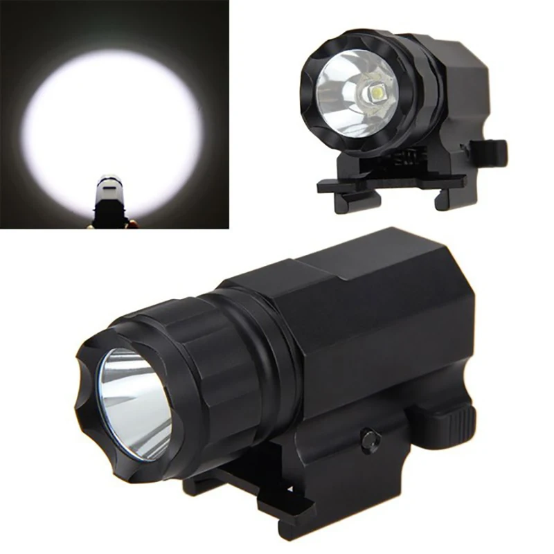 Baratos XANES LF15 Stetchable Zoomable colgar tipo linterna portátil Foregrip escopeta táctica caza antorcha Flash luces linterna