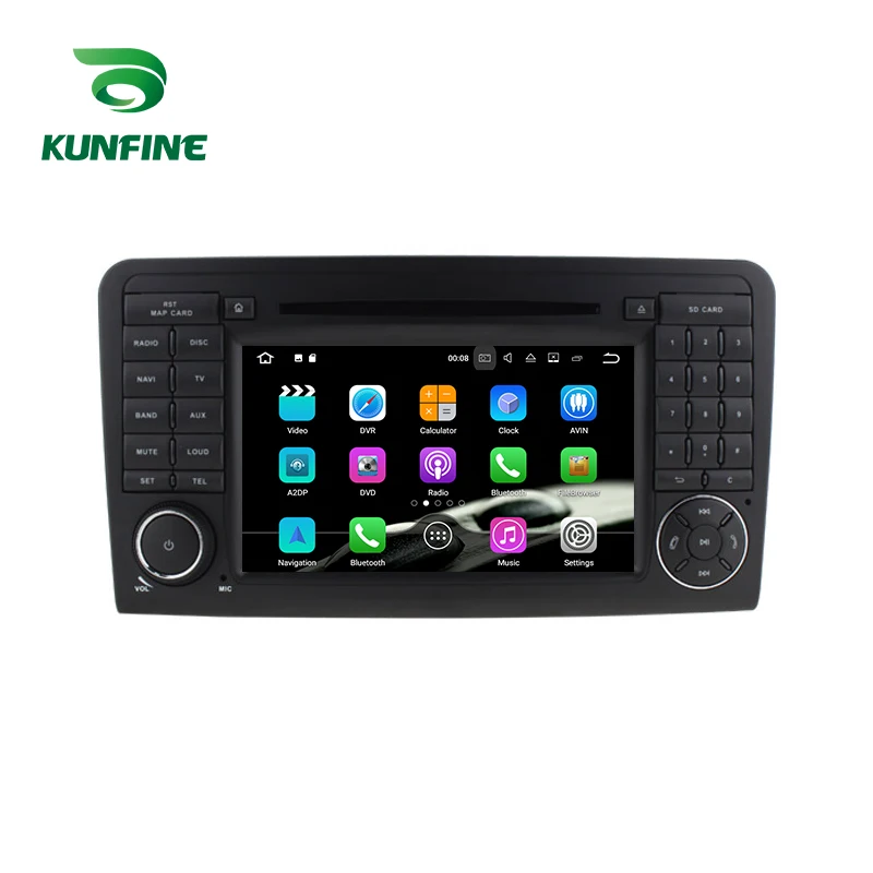 Top Android 9.0 Core PX6 A72 Ram 4G Rom 64G Car DVD GPS Multimedia Player Car Stereo For Benz ML-W164 2005-2012 Radio Headunit 3