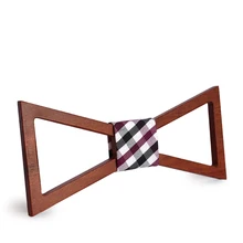 Модный однотонный мужской галстук-бабочка брендовый хлопковый галстук-бабочка из древесины классические деловые костюмы бант деревянный галстук-бабочка галстук Свадебная вечеринка