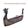 Dragon Boat Incense Stick Holder Burner Hand Carved Carving Censer Ornaments Retro Incense Burners Traditional Design #SO ► Photo 3/6