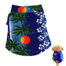 Новые товары для домашних животных Одежда для питомцев, собачий одежда пляжные Гавайские рубашки wxv по доступной цене