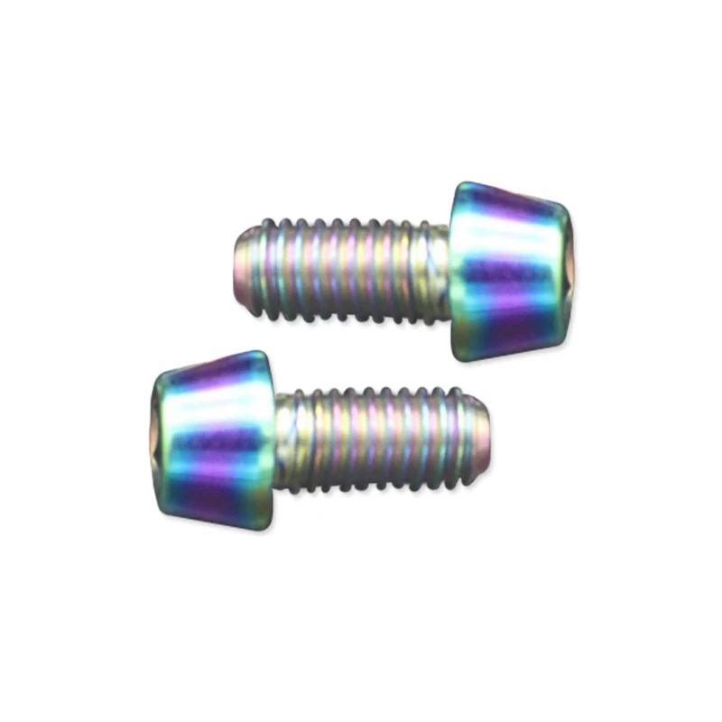 

2*Bolts Titanium Alloy Bike Bicycle Bolt Screws for Water Bottle Cage MTB Road Bike