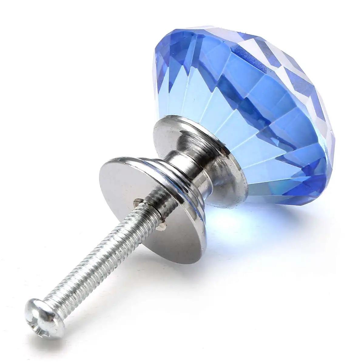 1 шт. 30 мм Алмазная форма кристальная Стеклянная Ручка для шкафа выдвижная ручка для кухонного шкафа дверные ручки для шкафа фурнитура