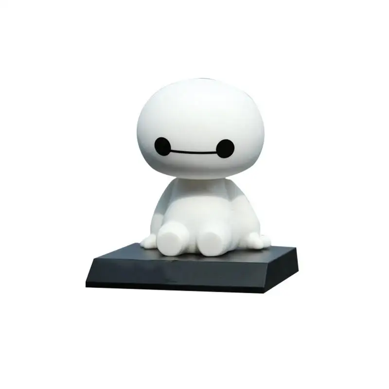 Мультяшный пластиковый робот Baymax качающаяся голова фигурка автомобиля