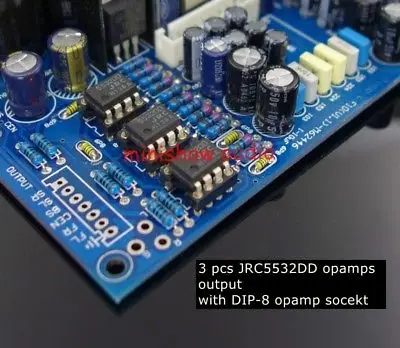 Hi Fi 5.1CH усилитель громкости с дистанционным управлением M62446 Preamp BASS TREB