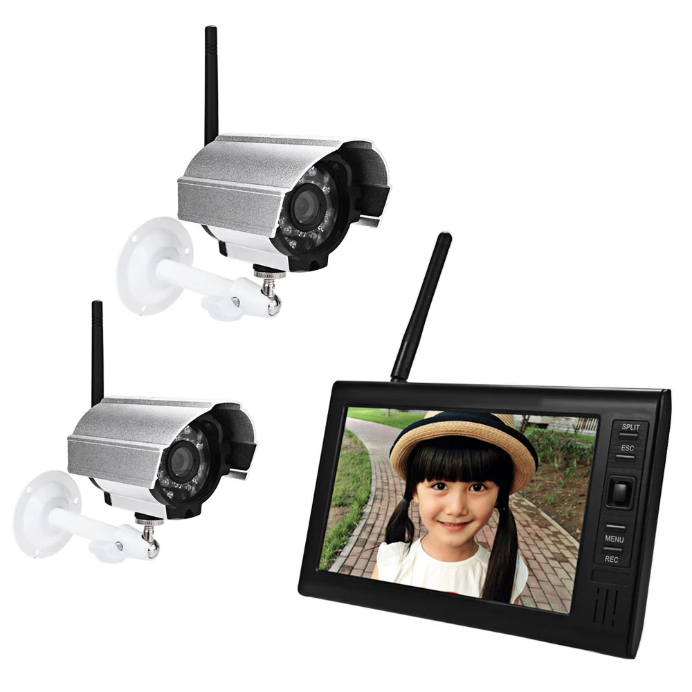 

SY602D12 7 Inch TFT LCD Screen Monitor 2.4G Wireless Waterproof Night Vision IP Camera