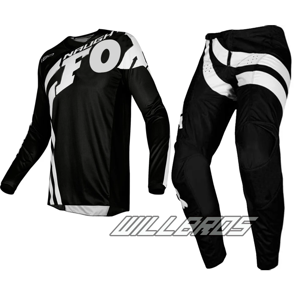 Бесплатная доставка комплект одежды для мотокросса Naughty Fox MX 180 Cota из джерси и