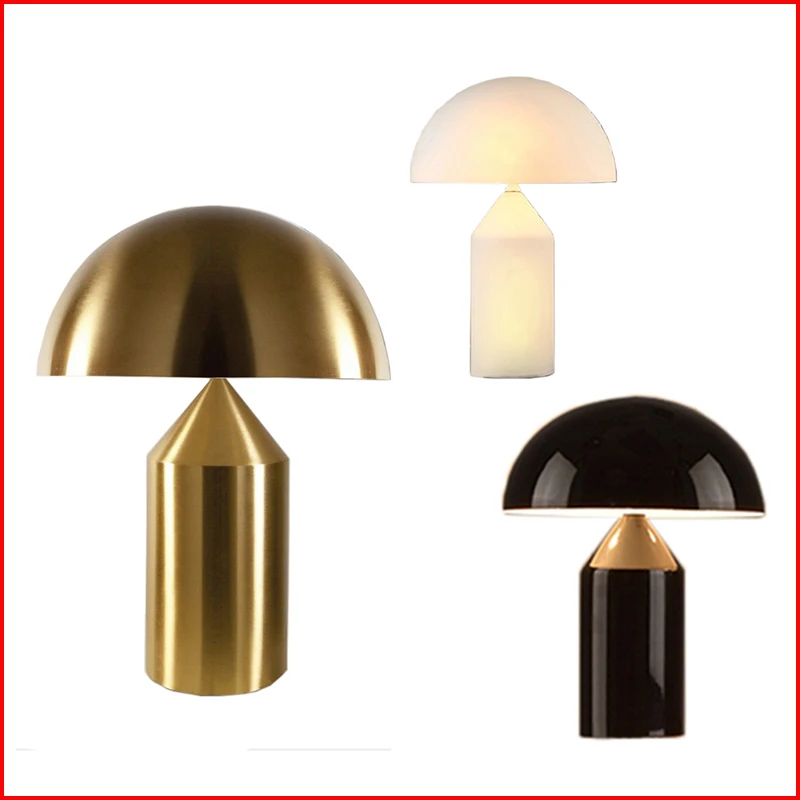 Modern creative designer mushroom head table lamp living room bedroom bedside lamp study lamp Nordic personality decorative lamp