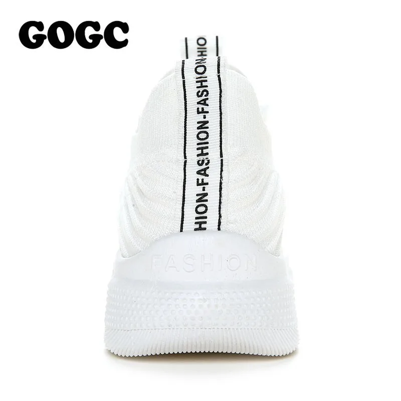 GOGC Ladies platform sneakers female flat Shoes women slipony woman white footwear Sport Shoes Causal Shoes running shoes G682