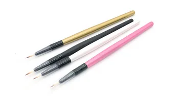

500pcs New Cosmetic Eye Liner brush make up black liquid Eyeliner Shadow Gel brush fashion