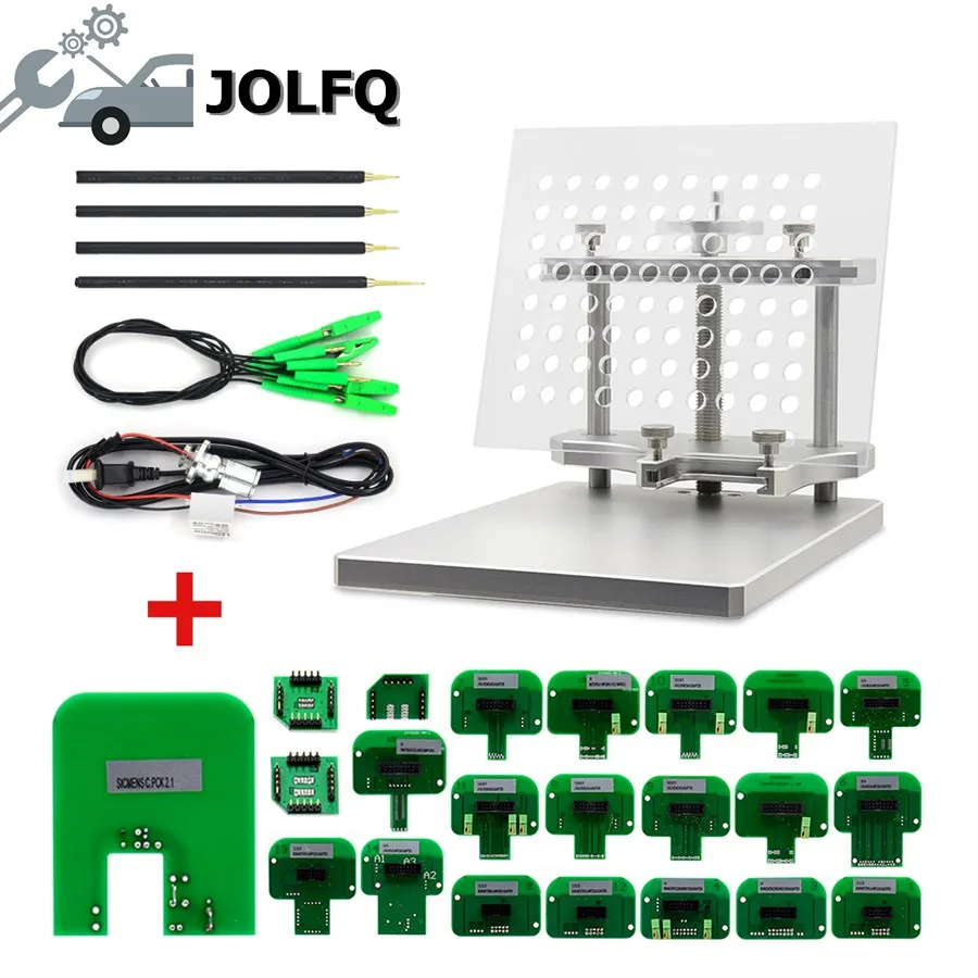 

Free shipping via dhl!!!Factory BDM Frame with Probe Adapters for KTAG KESS KTM BDM Dimsport Full Set 22PCS Adapter Aluminum