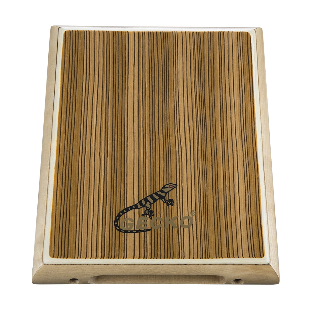 

GECKO Travel Box Drum Cajon Flat Hand Drum Percussion Instrument with Bag Unique Musical Instrument
