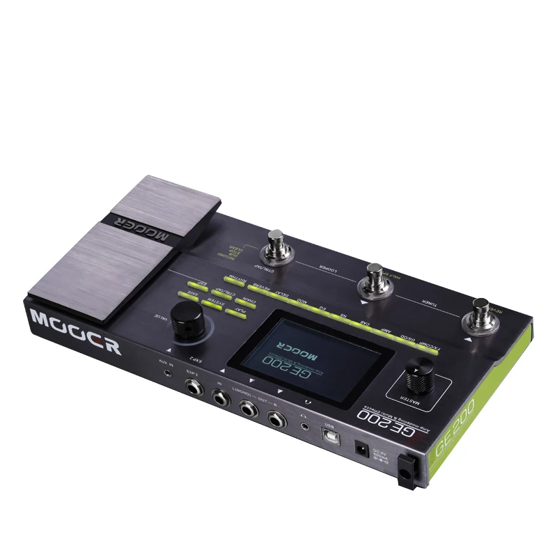 Mooer GE200 Amp моделирование мульти эффект педаль процессора с 26 ИК динамик кабины