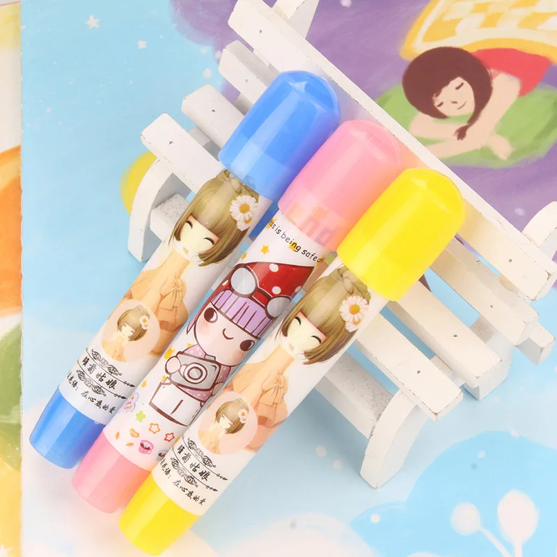 Cartoon Girls Pressed Erasers Cute Colored Rubber Erasers For Girls