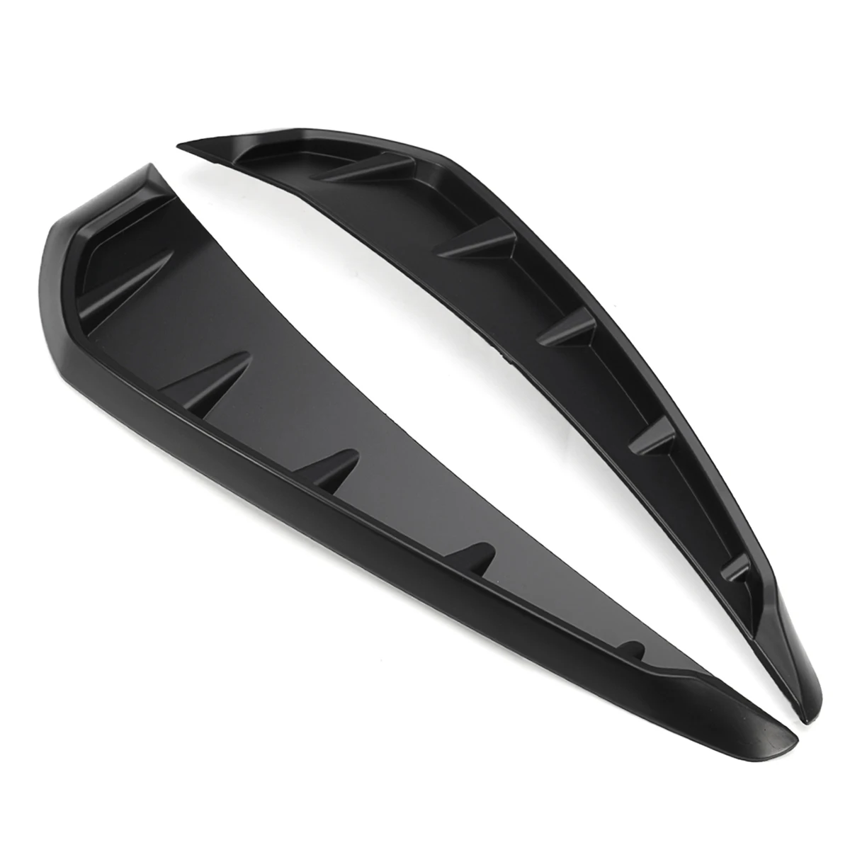 A Pair Car Front Door Side Fend Air Winglet Vents Cover Trim For Honda