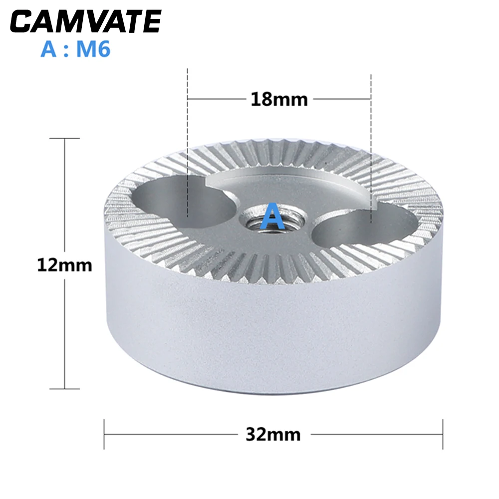 CAMVATE ARRI стандартный адаптер для розеток(M6 внутренняя резьба) C2003