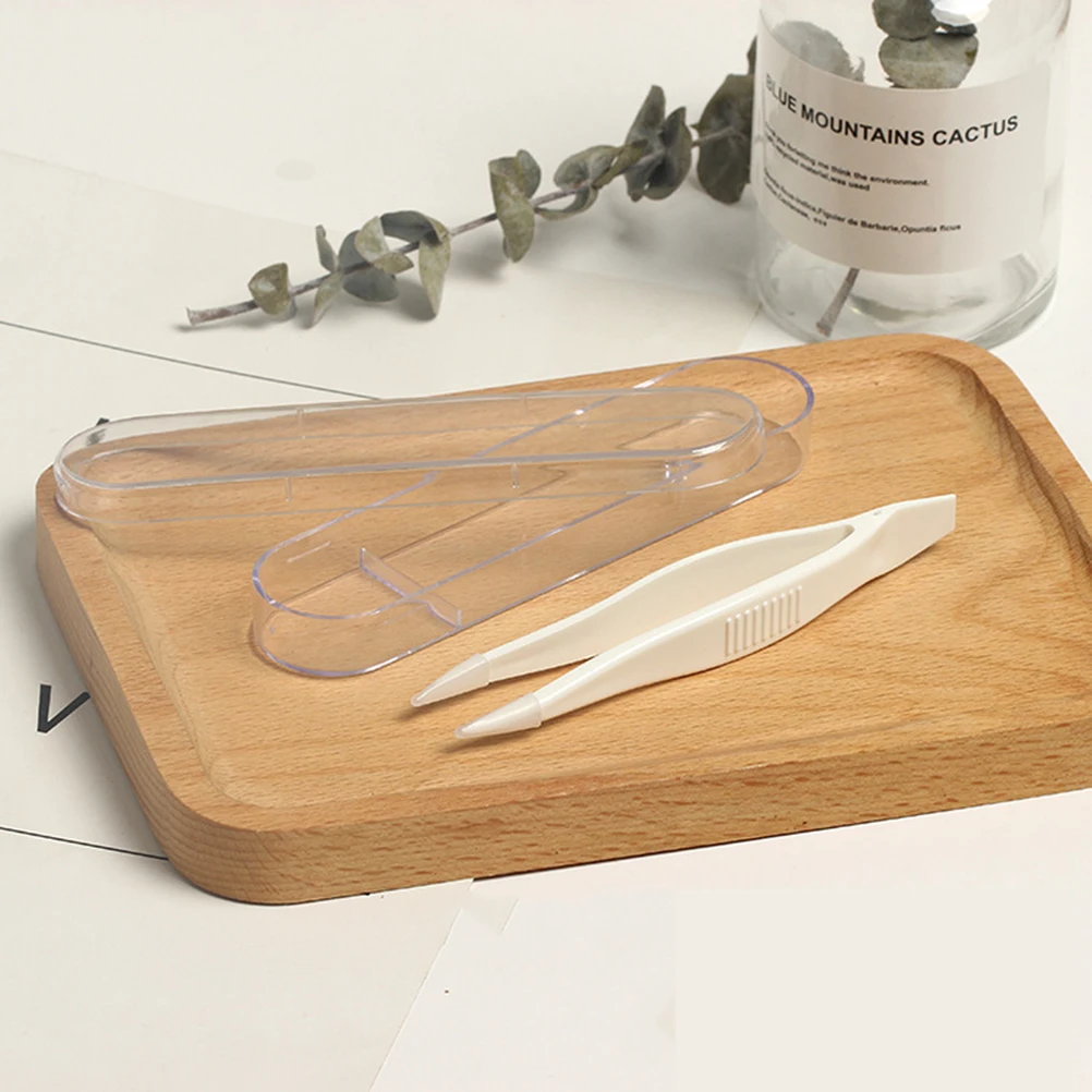 Lenses Tweezers Clean Oversized Portable Safe Forceps Clamp Tweezers for Daily Use Outdoor Travelling Home 5