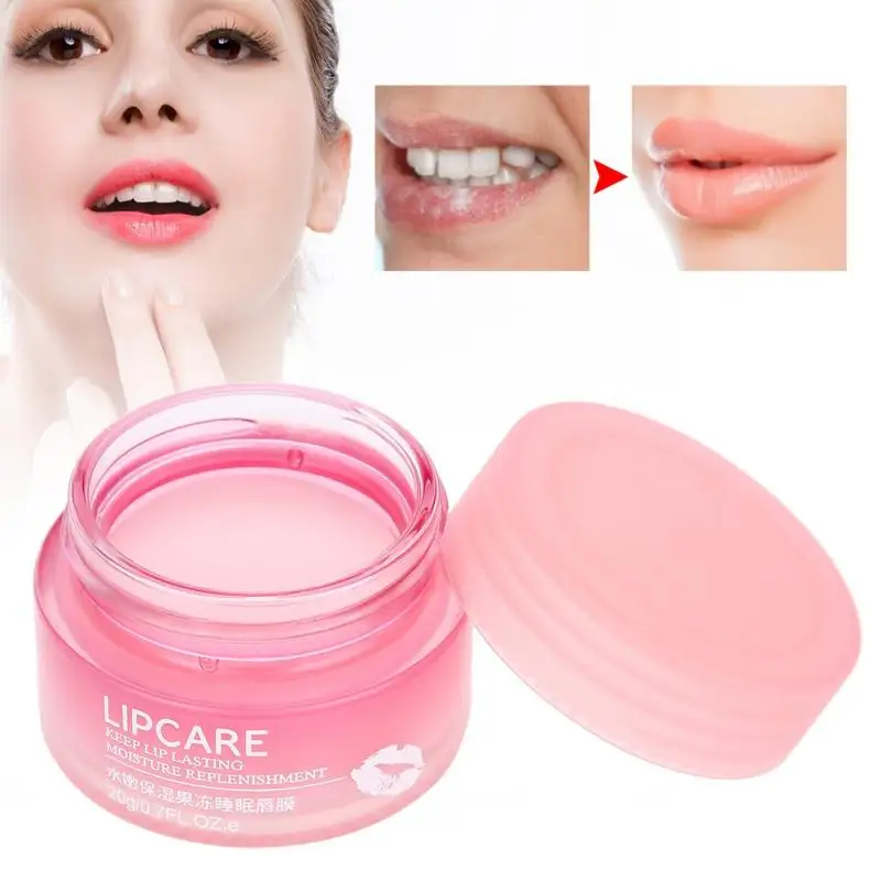 

20g Moisturizing Lip Mask Hydrating Nourishing Lighten Lip Lines Anti Aging Lip Care tools