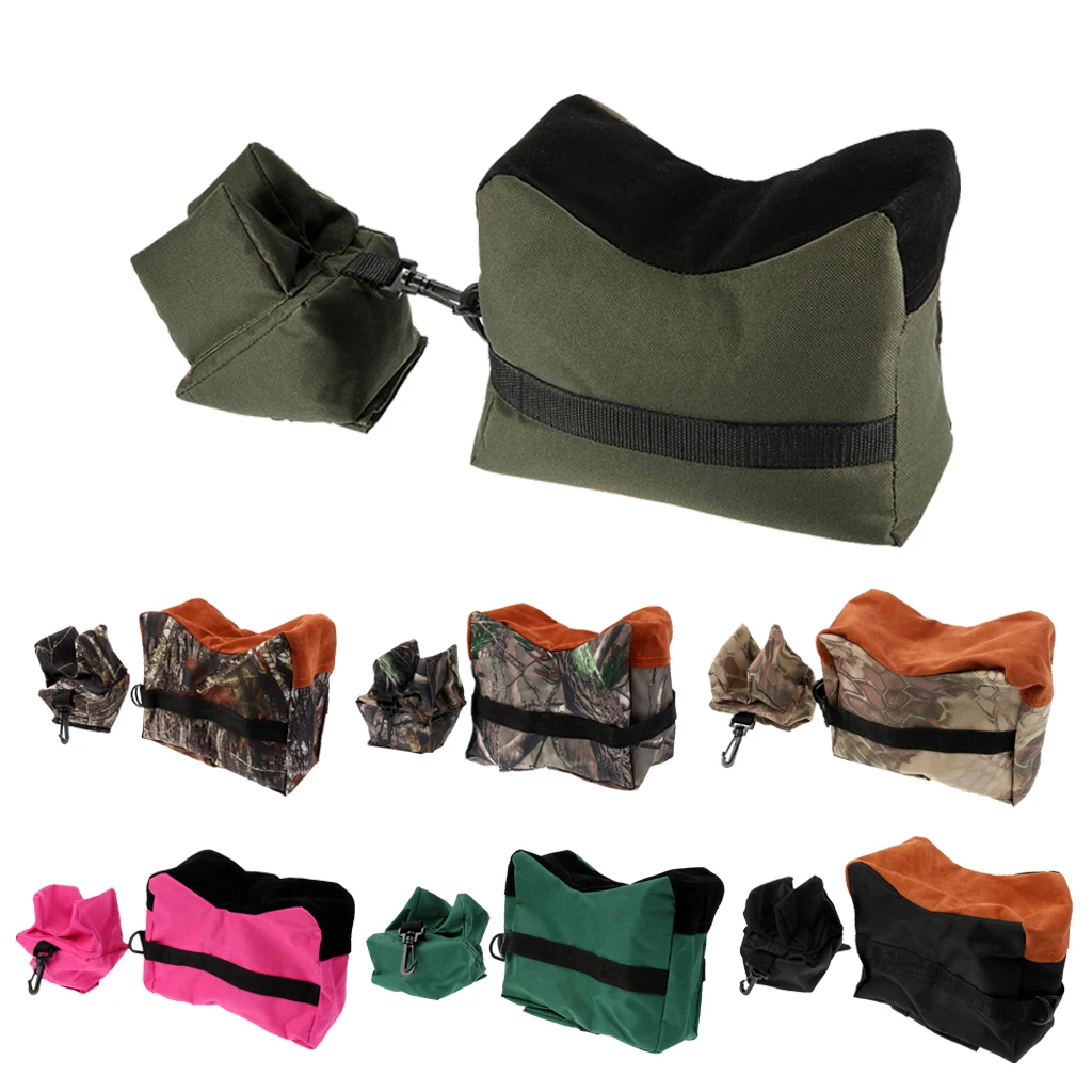 

Water-Resistant 600D Oxford Universal Unfilled Front and Rear Bench Rest Bag for Hunting Shooting - Portable and Durable