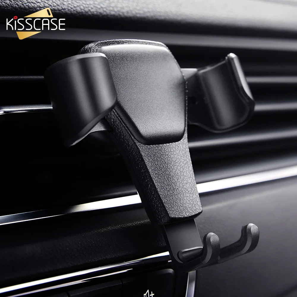 KISSCASE Universal Gravity Car Phone Holder For SmartPhone In Support All Mobile phone Stand Voiture telefon tutucu | Мобильные