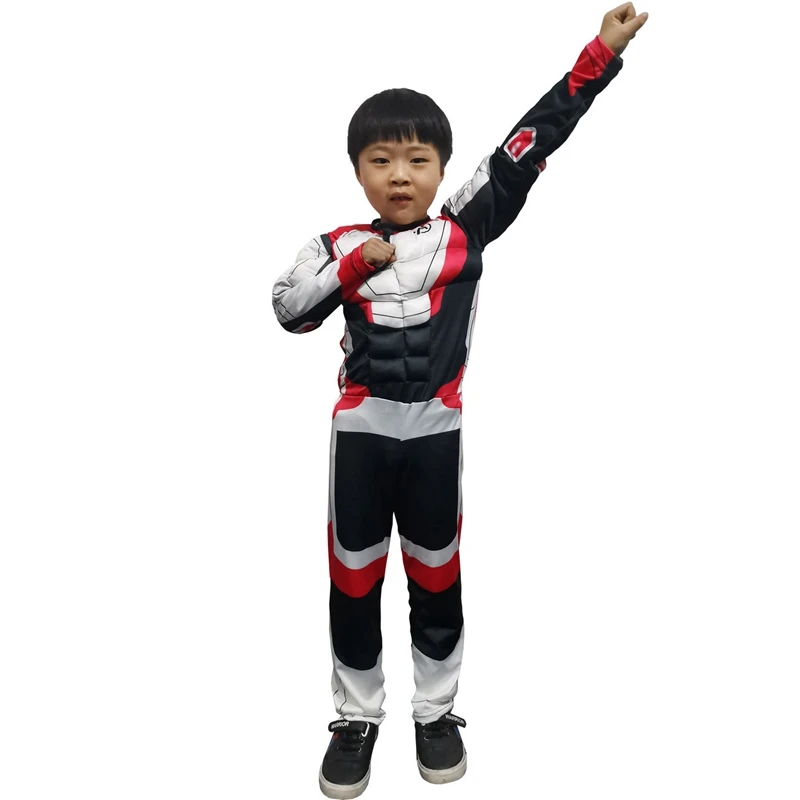 Детская одежда с героями комиксов Марвел, комиксы развязка ребенка с рисунком мышц супергероя квантовой сфере Хэллоуин Косплэй костюм