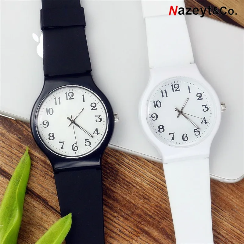 Nazeyt new fashion girls student ladies wristwatch Sports Children Plastic Watches Casual Relogio femininos montre femme 1