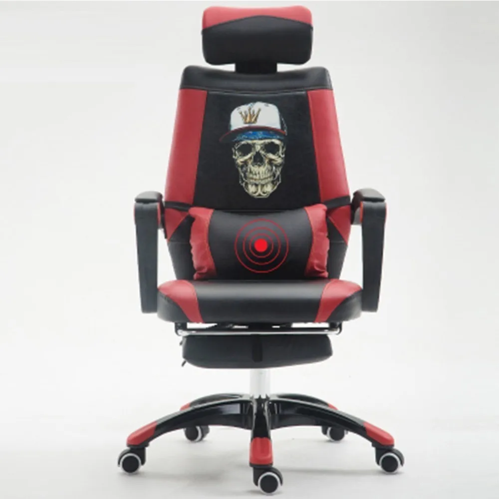 متعددة الوظائف الأزياء المنزلية مستلق مكتب كرسي بمسند للقدم سباق مقعد