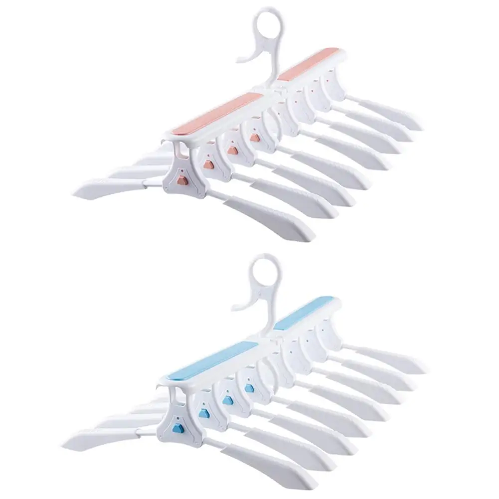 

8-in-1 Children Hangers Upgraded Version Dual-use Folding Expandable Storage Multipurpose Clothes Hangers For Adults Kids