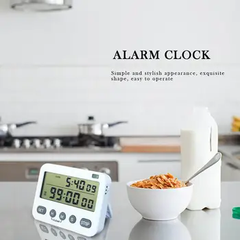 

YS-391 Alarm Clock Timer Two Sets Kitchen Reminder Cycled work reminder timer High volume adjustable vibration with flash