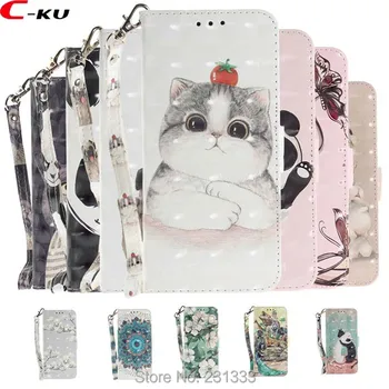 

3D Bling Cartoon Wallet Leather Pouch Case For Samsung Galaxy A3 2017 A5 J4 J6 PLUS Stand ID Card Dog Cat Panda DOT Cover 100pcs