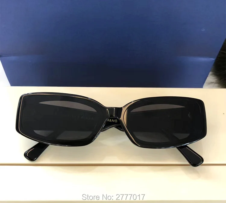 

2019 NEW Gentle square Acetate frame vintage sunglasses Women Extra Small Size Sun Glasses for Men Female Shades Black UV400