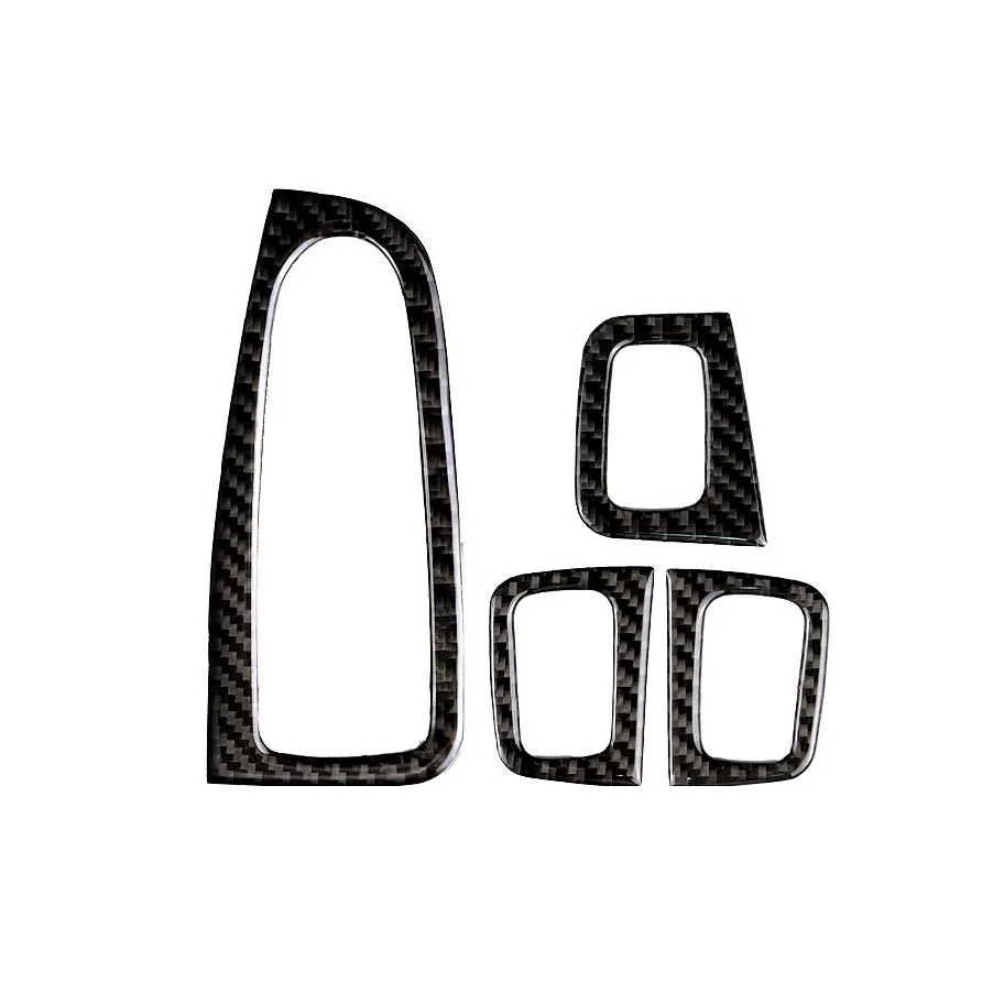 For Mercedes C Class W205 GLC Accessories Carbon Fiber Car Window Switch Armrest Panel Trim C180