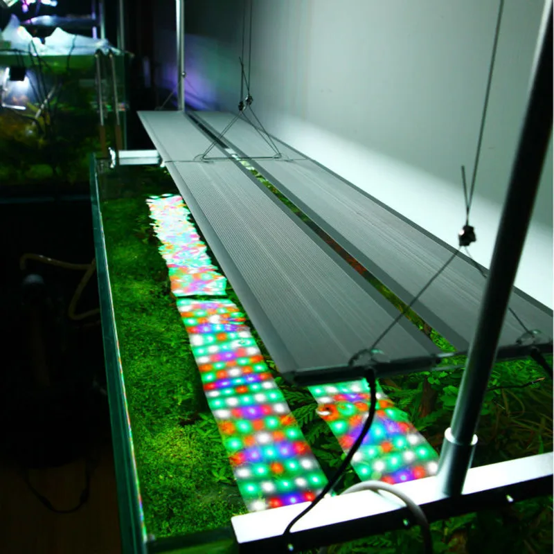 

Chihiros 30-80cm RGB Aquarium Fish Tank Plant Light Lamp 60/90/120 LED 110V-240V IP44 Waterproof Multicolor Plant lights Set