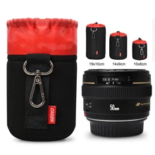 Camera Lens Pouch Bag Case Lens Cases Thicken Protective Waterproof Neoprene Photo Bag Lens Bag For Canon Nikon Sony DSLR Camera Camera Lens Pouch Bag Case Lens Cases Thicken Protective Waterproof Neoprene Photo Bag Lens Bag For Canon Nikon Sony DSLR Camera