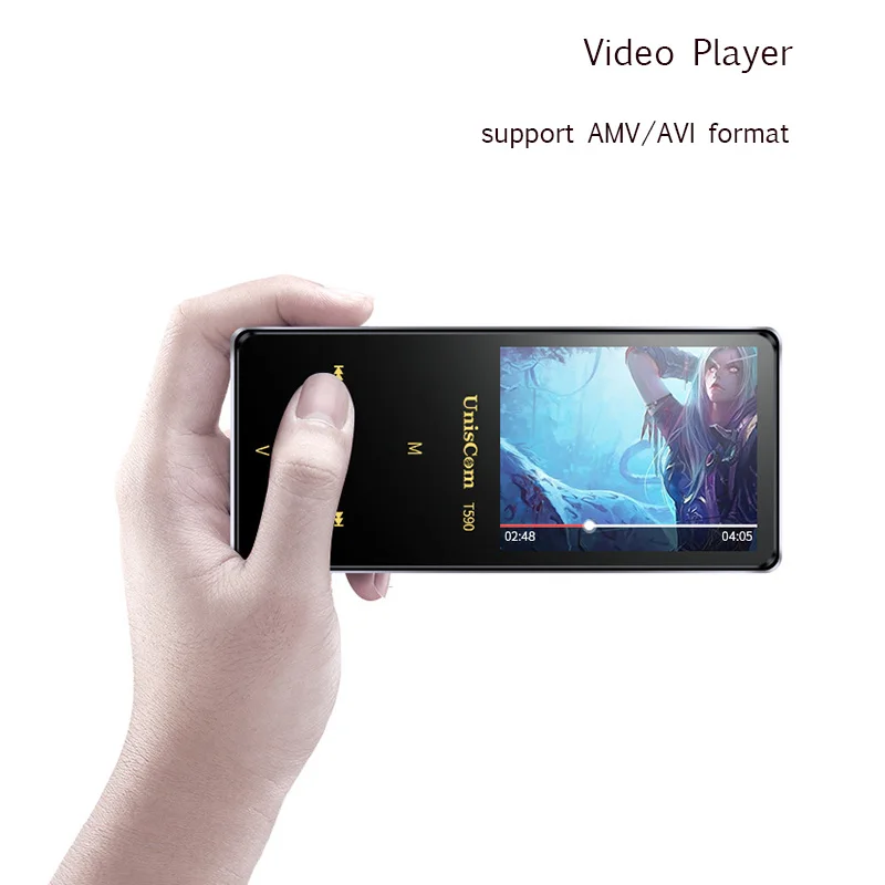 Uniscom T590 портативный bluetooth MP3 плеер аудио fm радио электронная книга APE Flac|MP3-плееры| |
