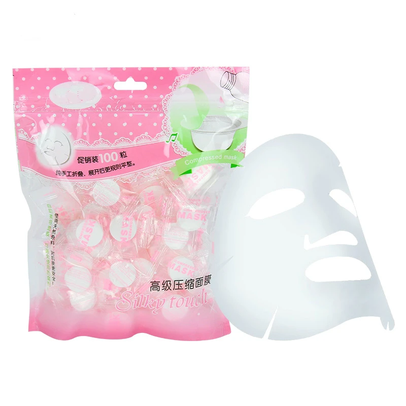 

New Cotton Ultra-thin 100-piece Compressed Mask Paper Candy DIY Hydrophilic