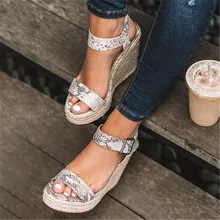 Hot Summer High Wedges Heel Sandals Fashion Open Toe Platform Women's Sandals Shoes Retro Leopard Sandals Buckle Strap High Shoe Hot Summer High Wedges Heel Sandals Fashion Open Toe Platform Women's Sandals Shoes Retro Leopard Sandals Buckle Strap High Shoe