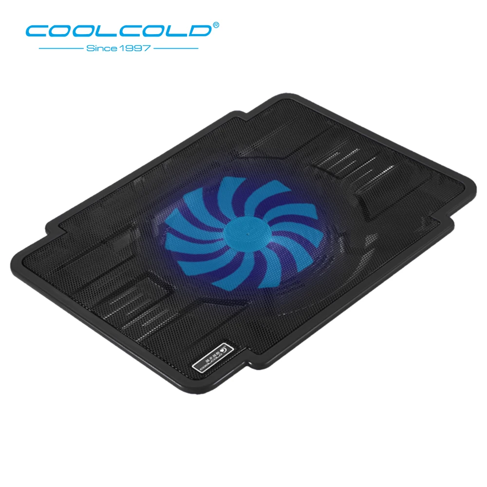 

COOLCOLD Lightweight Laptop Cooling Pads USB Single Fans Super Cool 5V DC Notebook Cooler Pad for 14 15.6 inch Laptop Notebook
