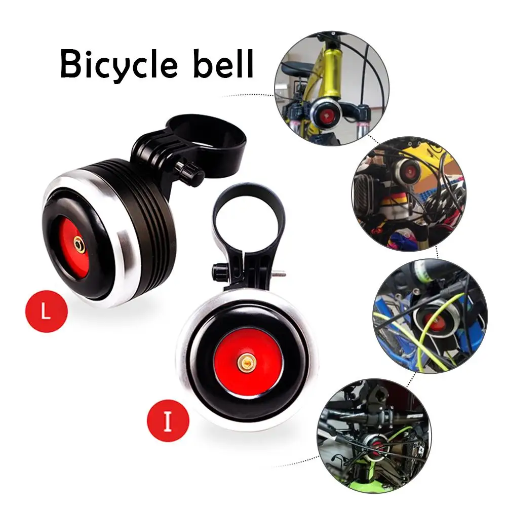 

USB Charging Bicycle Bell Electric Horn With Alarm Loud Sound Horn Ring BMX MTB Bike Handlebar Cycling Safety Anti-theft Alarm