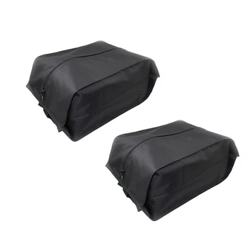 

2pcs/pack Portable Shoe Bags Water-proof Oxford Cloth Storage Bags Storage Case for Shoes Clothes Makeup Toiletries Food