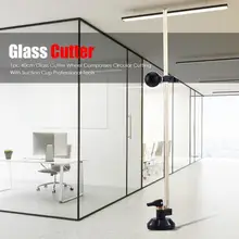 1 шт. 40 см стекло резак колеса компасы круговой резки с присоской профессиональные инструменты высокая твердость сплав+ пластик