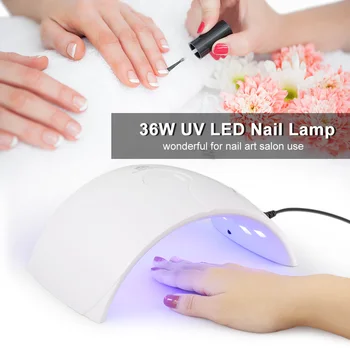 

36W UV LED Nail Lamp 15 LEDs Beads Nail Dryer For All Gels Nail Curing Machine EU / US Plug Optional