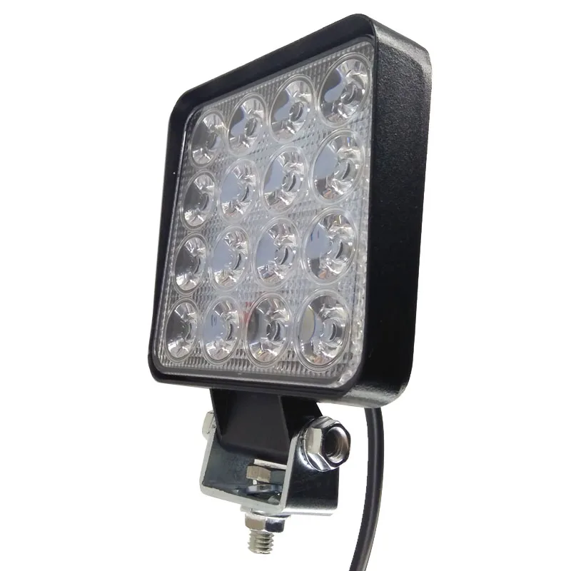 

1pcs 4.2inch 12V 24V 48W off road Flood Square LED Work Light Lamp for car Truck Vehicle Driving Boat