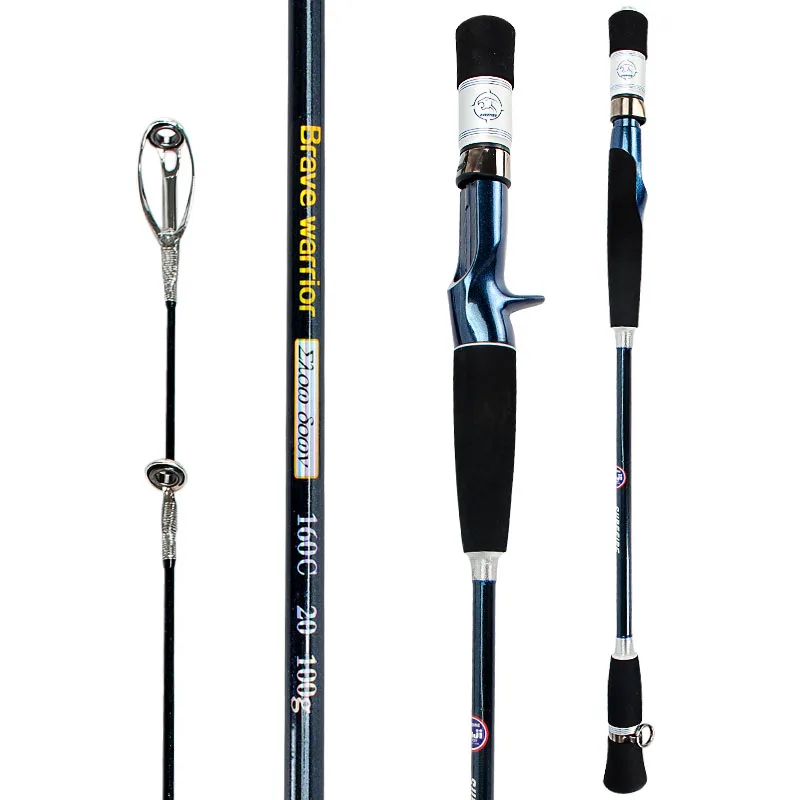 Solid Carbon Tip Light Slow Jigging Rod 1.6M 9kgs Lure 20 100g Spinning