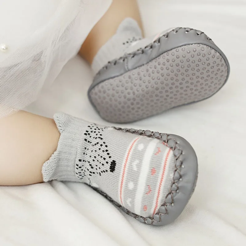 В году, весенне-осенне-зимние забавные носки для новорожденных нескользящие носки для мальчиков с резиновой подошвой девочка милые носки свободные Корабль