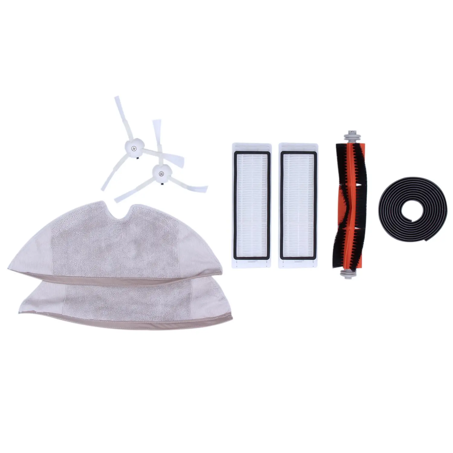 

Spare Part for Xiaomi Vacuum S50 S51 2pc Side Brush 2pc Filters 2pc Mop Cloth 1pc Mian Brush 1pc Virtual Magnetic Wall