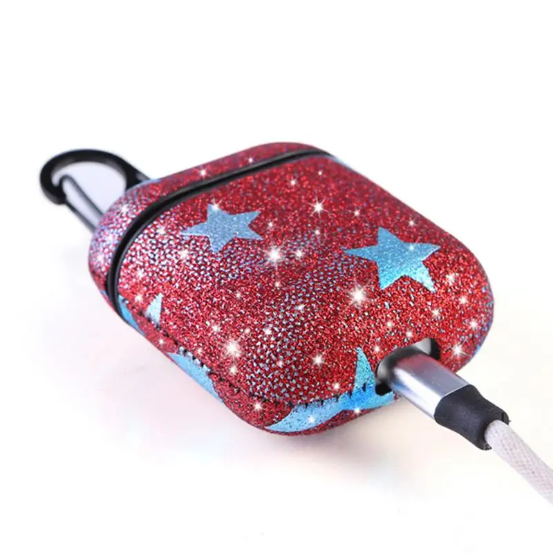 

Wireless Bluetooth EarphoneBag Charging Box Leather Headset Flip Case Protective Cover Earbuds Accessories For IPhone Airpods